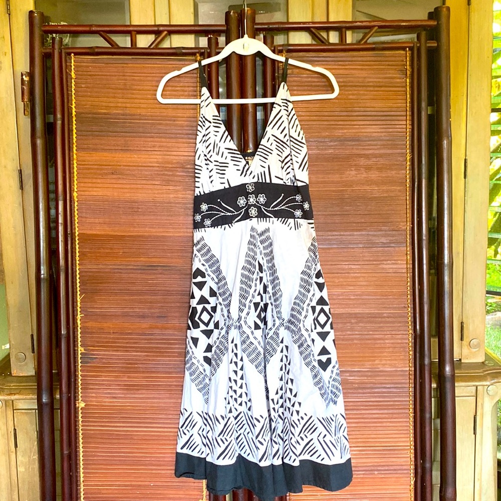 Black and white dress